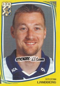 Figurina Stefan Landberg - Fotboll. Allsvenskan 2000 - Panini
