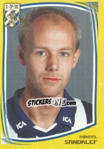 Cromo Mikael Sandklef - Fotboll. Allsvenskan 2000 - Panini