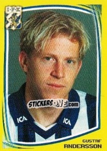 Sticker Gustaf Andersson - Fotboll. Allsvenskan 2000 - Panini
