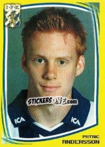 Sticker Patric Andersson - Fotboll. Allsvenskan 2000 - Panini