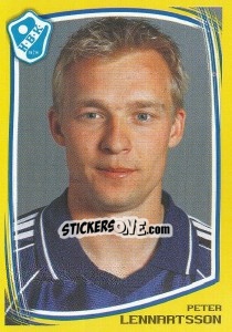Sticker Peter Lennartsson - Fotboll. Allsvenskan 2000 - Panini