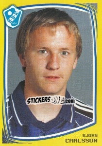 Cromo Björn Carlsson - Fotboll. Allsvenskan 2000 - Panini