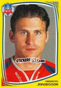 Cromo Andreas Jacobsson - Fotboll. Allsvenskan 2000 - Panini