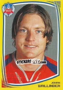 Sticker Johan Wallinder - Fotboll. Allsvenskan 2000 - Panini