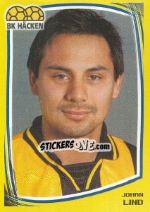 Sticker Johan Lind - Fotboll. Allsvenskan 2000 - Panini
