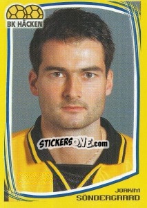 Cromo Joakim Söndergaard - Fotboll. Allsvenskan 2000 - Panini