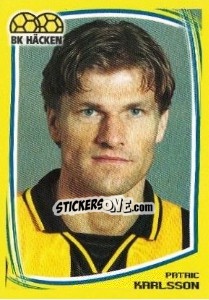 Cromo Patric Karlsson - Fotboll. Allsvenskan 2000 - Panini