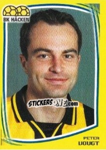 Cromo Peter Vougt - Fotboll. Allsvenskan 2000 - Panini