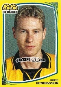Sticker Jonas Henriksson - Fotboll. Allsvenskan 2000 - Panini