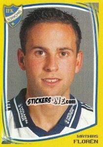 Sticker Mathias Florén - Fotboll. Allsvenskan 2000 - Panini