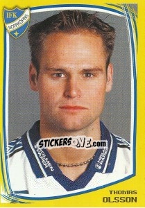 Sticker Thomas Olsson - Fotboll. Allsvenskan 2000 - Panini