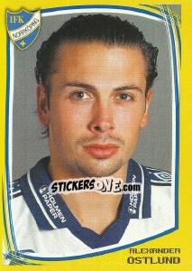 Sticker Alexander Östlund - Fotboll. Allsvenskan 2000 - Panini