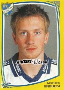 Cromo Mathias Gravem - Fotboll. Allsvenskan 2000 - Panini