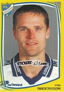 Figurina Pär Andersson - Fotboll. Allsvenskan 2000 - Panini