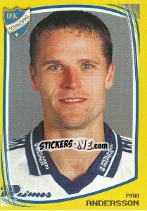 Sticker Pär Andersson - Fotboll. Allsvenskan 2000 n. 145 - Panini