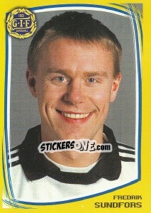 Figurina Fredrik Sundfors - Fotboll. Allsvenskan 2000 - Panini
