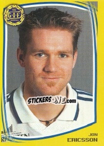 Sticker Jon Ericsson - Fotboll. Allsvenskan 2000 - Panini