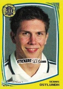 Cromo Dennis Östlundh - Fotboll. Allsvenskan 2000 - Panini