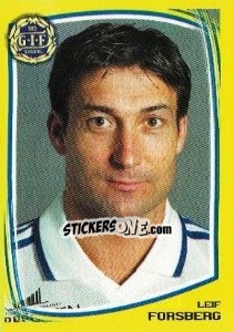 Cromo Leif Forsberg - Fotboll. Allsvenskan 2000 n. 160 - Panini