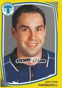 Sticker Mattias Kronvall - Fotboll. Allsvenskan 2000 - Panini