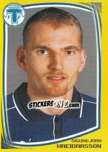 Cromo Sigurbjörn Hreidarsson - Fotboll. Allsvenskan 2000 - Panini