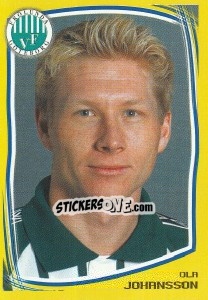 Sticker Ola Johansson - Fotboll. Allsvenskan 2000 - Panini