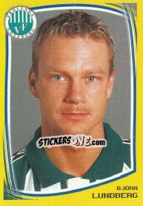 Cromo Björn Lundberg - Fotboll. Allsvenskan 2000 - Panini