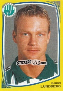 Figurina Björn Lundberg - Fotboll. Allsvenskan 2000 n. 189 - Panini