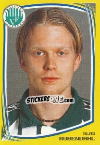 Sticker Klas Rubendahl - Fotboll. Allsvenskan 2000 - Panini