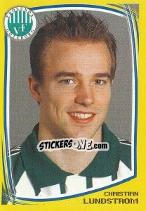 Sticker Christian Lundström - Fotboll. Allsvenskan 2000 - Panini