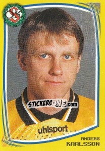 Cromo Anders Karlsson - Fotboll. Allsvenskan 2000 - Panini