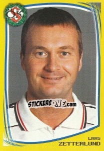 Cromo Lars Zetterlund - Fotboll. Allsvenskan 2000 - Panini