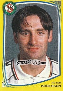 Sticker Peter Karlsson - Fotboll. Allsvenskan 2000 - Panini