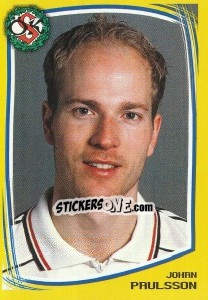 Sticker Johan Paulsson - Fotboll. Allsvenskan 2000 - Panini