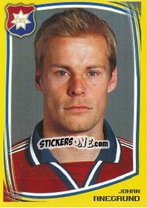 Cromo Johan Anegrund - Fotboll. Allsvenskan 2000 - Panini
