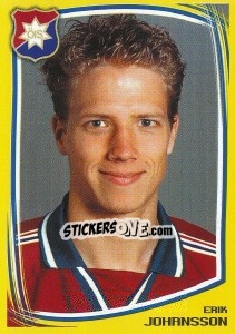 Sticker Erik Johansson - Fotboll. Allsvenskan 2000 - Panini
