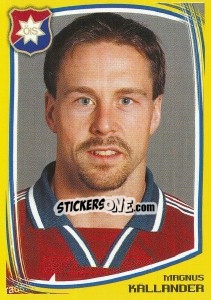 Cromo Magnus Källander - Fotboll. Allsvenskan 2000 - Panini