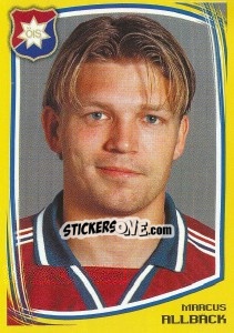 Sticker Marcus Allbäck - Fotboll. Allsvenskan 2000 - Panini