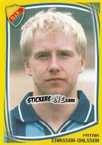 Cromo Patrik Eriksson-Ohlsson - Fotboll. Allsvenskan 2000 - Panini