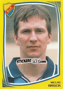Cromo Niclas Rasck - Fotboll. Allsvenskan 2000 - Panini