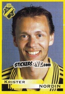 Sticker Krister Nordin - Fotboll. Allsvenskan 1999 - Panini