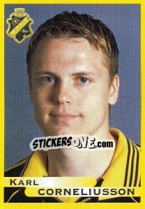 Cromo Karl Corneliusson - Fotboll. Allsvenskan 1999 - Panini