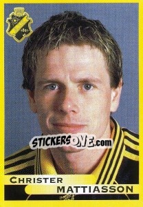 Sticker Christer Mattiasson - Fotboll. Allsvenskan 1999 - Panini