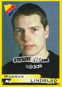 Sticker Magnus Lindblad - Fotboll. Allsvenskan 1999 - Panini