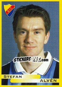 Cromo Stefan Alvén - Fotboll. Allsvenskan 1999 - Panini