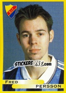 Sticker Fred Persson - Fotboll. Allsvenskan 1999 - Panini