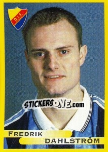 Cromo Fredrik Dahlström - Fotboll. Allsvenskan 1999 - Panini
