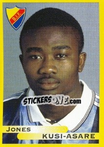 Cromo Jones Kusi-Asare - Fotboll. Allsvenskan 1999 - Panini