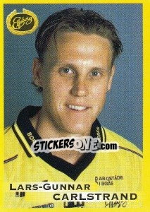 Cromo Lars-Gunnar Carlstrand - Fotboll. Allsvenskan 1999 - Panini
