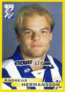 Cromo Andreas Hermansson - Fotboll. Allsvenskan 1999 - Panini